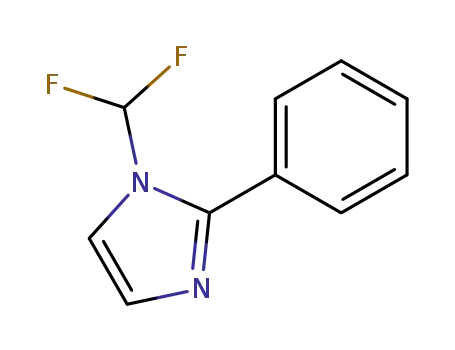 Molecular Structure of 220173-84-2 (1-DIFLUOROMETHYL-2-PHENYL-IMIDAZOLE)
