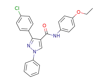 3-(4-chlorophenyl)-N-(4-ethoxyphenyl)-1-phenyl-1H-pyrazole-4-carboxamide
