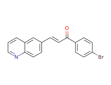 1-(4-bromophenyl)-3-(6-quinolinyl)-2-propen-1-one