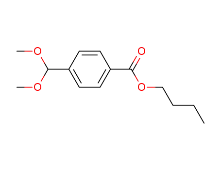 Molecular Structure of 79421-00-4 (4-Dimethoxymethyl-benzoic acid butyl ester)