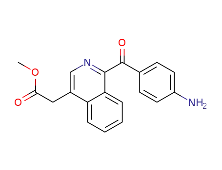 methyl 1-[4-(aminophenyl)carbonyl]isoquinolin-4-ylacetate