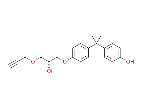 (R)-4-(2-(4-(2-hydroxy-3-(prop-2-ynyloxy)propoxy)phenyl)propan-2-yl)phenol