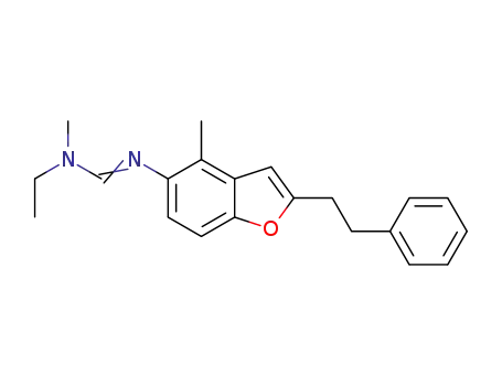 N-ethyl-N-methyl-N'-(4-methyl-2-phenethyl-benzofuran-5-yl)-formamidine