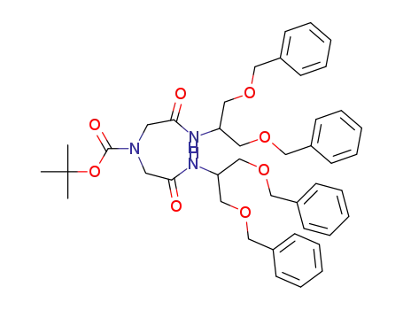 bis[(2-benzyloxy-1-benzyloxymethylethylcarbamoyl)methyl]carbamic acid tert-butyl ester