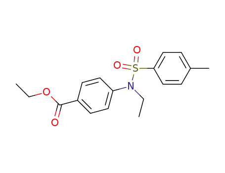 Molecular Structure of 70539-63-8 (ethyl 4-{ethyl[(4-methylphenyl)sulfonyl]amino}benzoate)