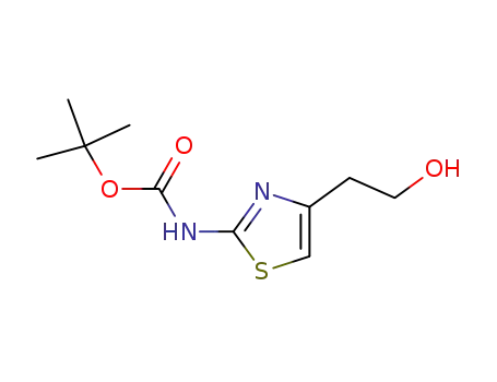 카르밤산, [4-(2-히드록시에틸)-2-티아졸릴]-, 1,1-디메틸에틸 에스테르(9CI)