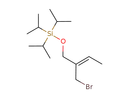 Molecular Structure of 1044749-61-2 ((Z)-1-bromo-2-(triisopropylsilyloxymethyl)but-2-ene)