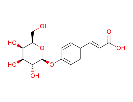 3-[4-[(2S,3R,4S,5S,6R)-3,4,5-trihydroxy-6-(hydroxymethyl)oxan-2-yl]oxyphenyl]prop-2-enoic acid