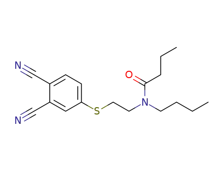 4-[2-(N-n-butyryl-N-n-butylamino)ethylsulfanyl]phthalonitrile