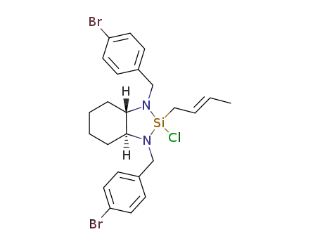 (1S,2S)-(+)-[N,N'-Bis(4-bromobenzyl)-1,2-cyclohexanediamino][(2E)-2-buten-1-yl]chlorosilane, min. 98%