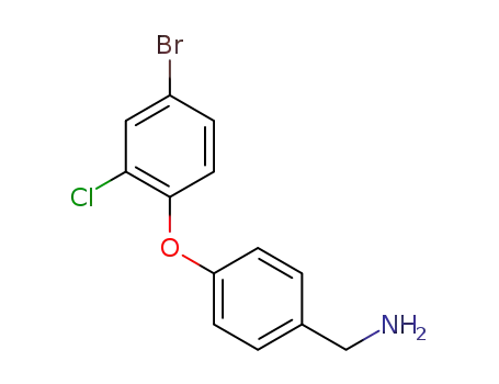 4-(4-bromo-2-chloro-phenoxy)-benzylamine