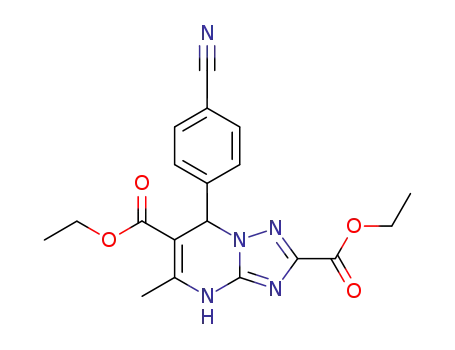 (rac)-diethyl 7-(4-cyanophenyl)-5-methyl-4,7-dihydro[1,2,4]triazolo[1,5-a]pyrimidine-2,6-dicarboxylate