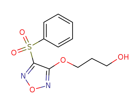 1-Propanol, 3-[[4-(phenylsulfonyl)-1,2,5-oxadiazol-3-yl]oxy]-
