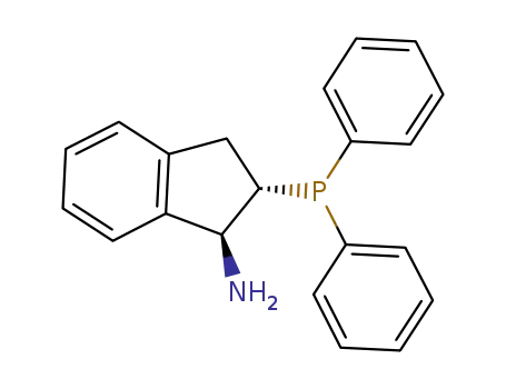 Molecular Structure of 1091606-69-7 ((1S,2S)-2-(Diphenylphosphino)-2,3-dihydro-1H-inden-1-amine, min. 97% (10wt% in THF))