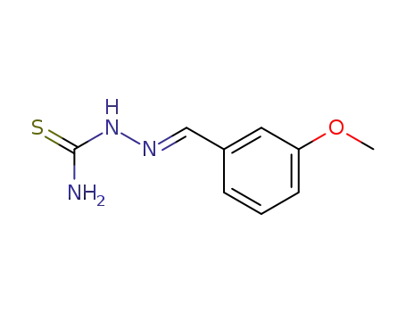 Molecular Structure of 51146-74-8 ([(3-methoxyphenyl)methylideneamino]thiourea)