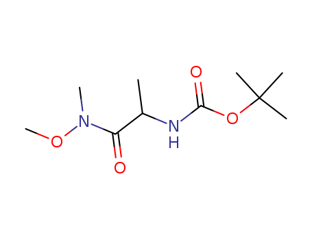 tert-butyl (1-(methoxy(methyl)amino)-1-oxopropan-2-yl)carbamate