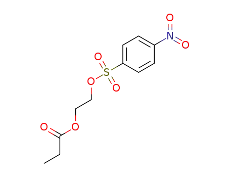 2-(((4-Nitrophenyl)sulfonyl)oxy)ethyl propionate