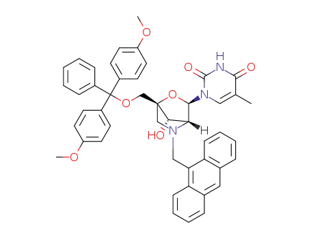 (1R,3R,4R,7S)-5-(anthracen-9-ylmethyl)-1-(4,4'-dimethoxytrityloxymethyl)-7-hydroxy-3-(thymin-1-yl)-2-oxa-5-azabicyclo[2.2.1]heptane