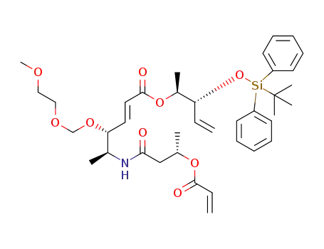 (1S,2R)-2-tert-butyldiphenylsilyloxy-1-methyl-3-butenyl (2E,4R,5S)-5-[(S)-3-acryloyloxybutyryl]amino-4-(2-methoxyethoxy)methoxy-2-hexenoate