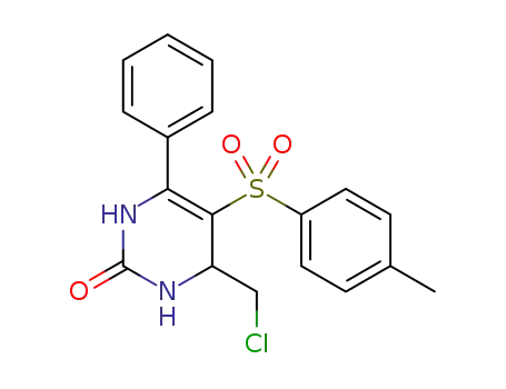 4-(chloromethyl)-6-phenyl-5-tosyl-1,2,3,4-tetrahydropyrimidin-2-one