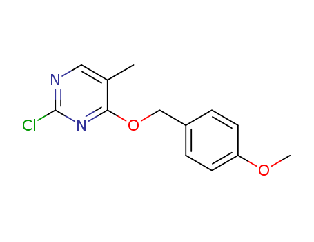pyrimidine, 2-chloro-4-[(4-methoxyphenyl)methoxy]-5-methyl-