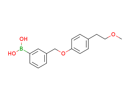 3-((4'-(2-Methoxyethyl)phenoxy)methyl)phenylboronic acid