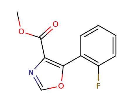 Methyl 5-(2-fluorophenyl)oxazole-4-carboxylate