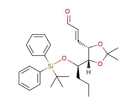 (E)-3-((4S,5S)-5-((R)-1-(tert-butyldiphenylsilyloxy)butyl)-2,2-dimethyl-1,3-dioxolan-4-yl)acrylaldehyde