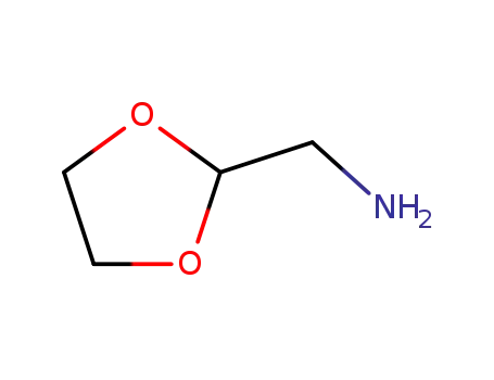 Molecular Structure of 4388-97-0 (2-(AMINOMETHYL)-1,3-DIOXOLANE)
