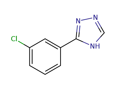 Molecular Structure of 52853-74-4 (3-(3-chlorophenyl)-1H-1,2,4-triazole)