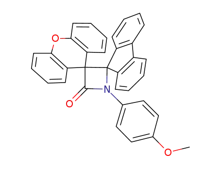 1-(4-methoxyphenyl)-dispiro[azetidine((2,9'-fluorene)(3,9'-xanthene))]-4-one
