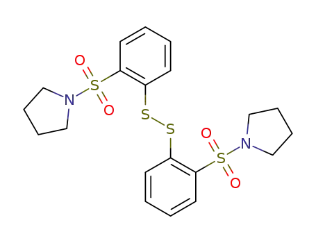 1,2-bis(2-(pyrrolidin-1-ylsulfonyl)phenyl)disulfane