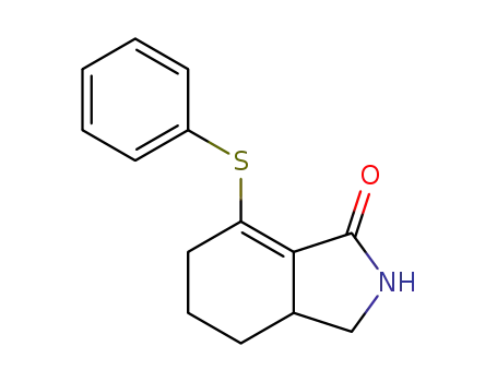 7-(phenylthio)-2,3,3a,4,5,6-hexahydro-1H-isoindol-1-one