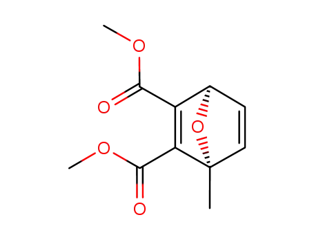 Molecular Structure of 18064-04-5 (dimethyl 1-methyl-7-oxabicyclo[2.2.1]hepta-2,5-diene-2,3-dicarboxylate)