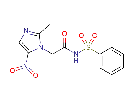 2-(2-methyl-5-nitro-1H-imidazol-1-yl)-N-(phenylsulfonyl)acetamide