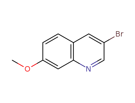 Molecular Structure of 959121-99-4 (3-BROMO-7-METHOXYQUINOLINE)