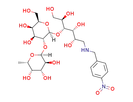 1-p-nitrobenzyl-(2-fucosyl)-lactose