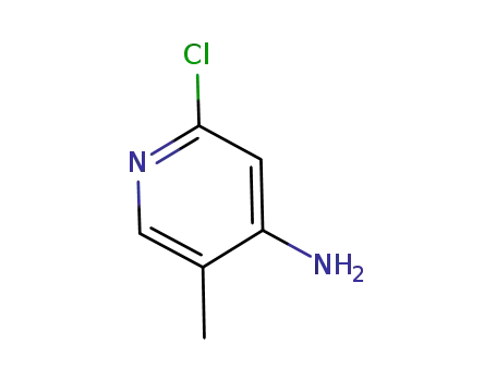 Molecular Structure of 79055-62-2 (4-PYRIDINAMINE, 2-CHLORO-5-METHYL-)