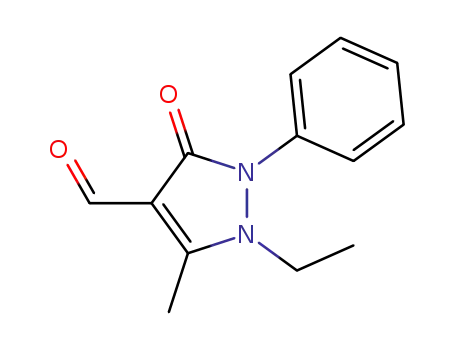 1-ethyl-5-methyl-3-oxo-2-phenyl-2,3-dihydro-1H-pyrazole-4-carbaldehyde