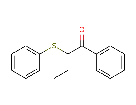 1-Butanone, 1-phenyl-2-(phenylthio)-