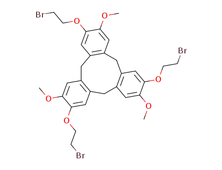 (±)-2,7,12-trimethoxy-3,8,13-tris(2-bromoethoxy)-10,15-dihydro-5H-tribenzo[a,d,g]cyclononene