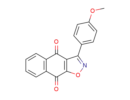 Naphth[2,3-d]isoxazole-4,9-dione, 3-(4-methoxyphenyl)-