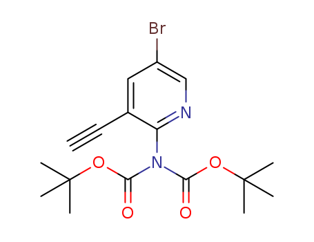 tert-butyl N-(5-bromo-3-ethynyl-2-pyridyl)-N-tert-butoxycarbonyl ...