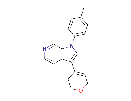 3-(3,6-dihydro-2H-pyran-4-yl)-2-methyl-1-(4-methylphenyl)-1H-pyrrolo[2,3-c]pyridine