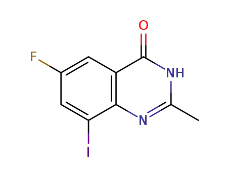 8-iodo-6-fluoro-2-methylquinazolin-4(3H)-one
