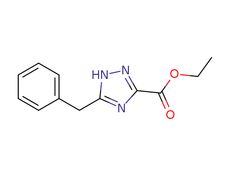 Molecular Structure of 648430-85-7 (Ethyl 5-benzyl-4H-1,2,4-triazole-3-carboxylate)