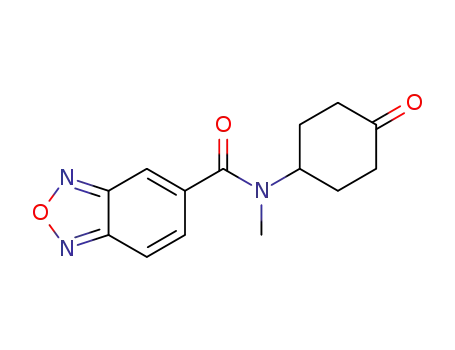 N-methyl-N-(4-oxocyclohexyl)-2,1,3-benzoxadiazole-5-carboxamide