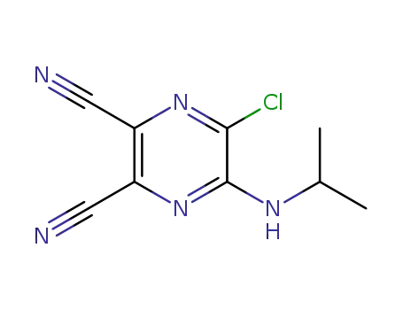 5-chloro-6-(isopropylamino)pyrazine-2,3-dicarbonitrile