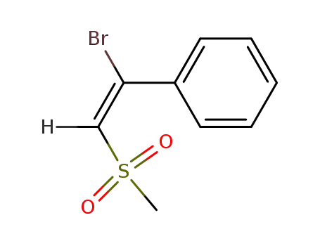 methyl (E)-2-bromo-2-penylethenyl sulfone