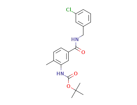 [5-(3-Chloro-benzylcarbamoyl)-2-methyl-phenyl]carbamic acid tert-butyl ester